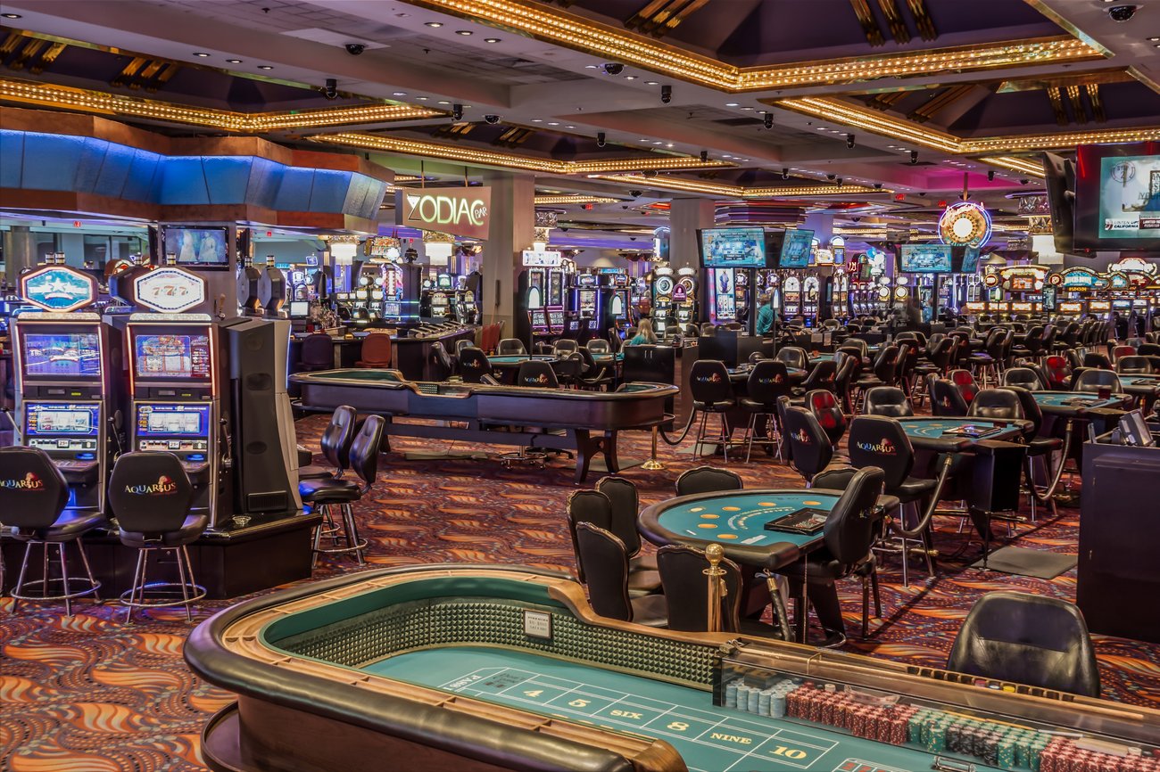 Aquarius Casino Resort casino interior_courtesy Golden Entertainment